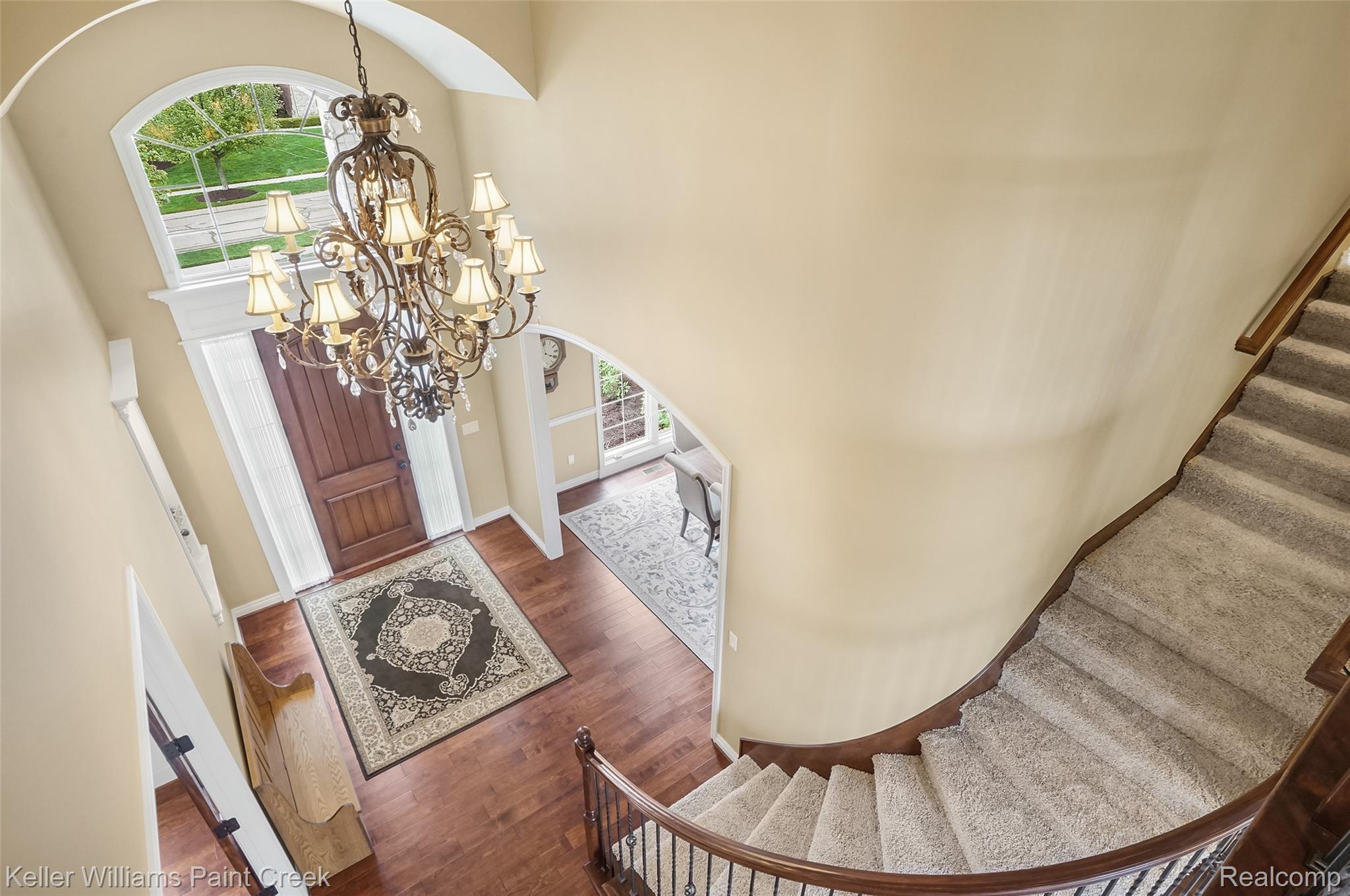 2757 North Addison Circle Rochester, MI 48306 - Photo 37 of 67 The view of the Foyer from the 2nd Level