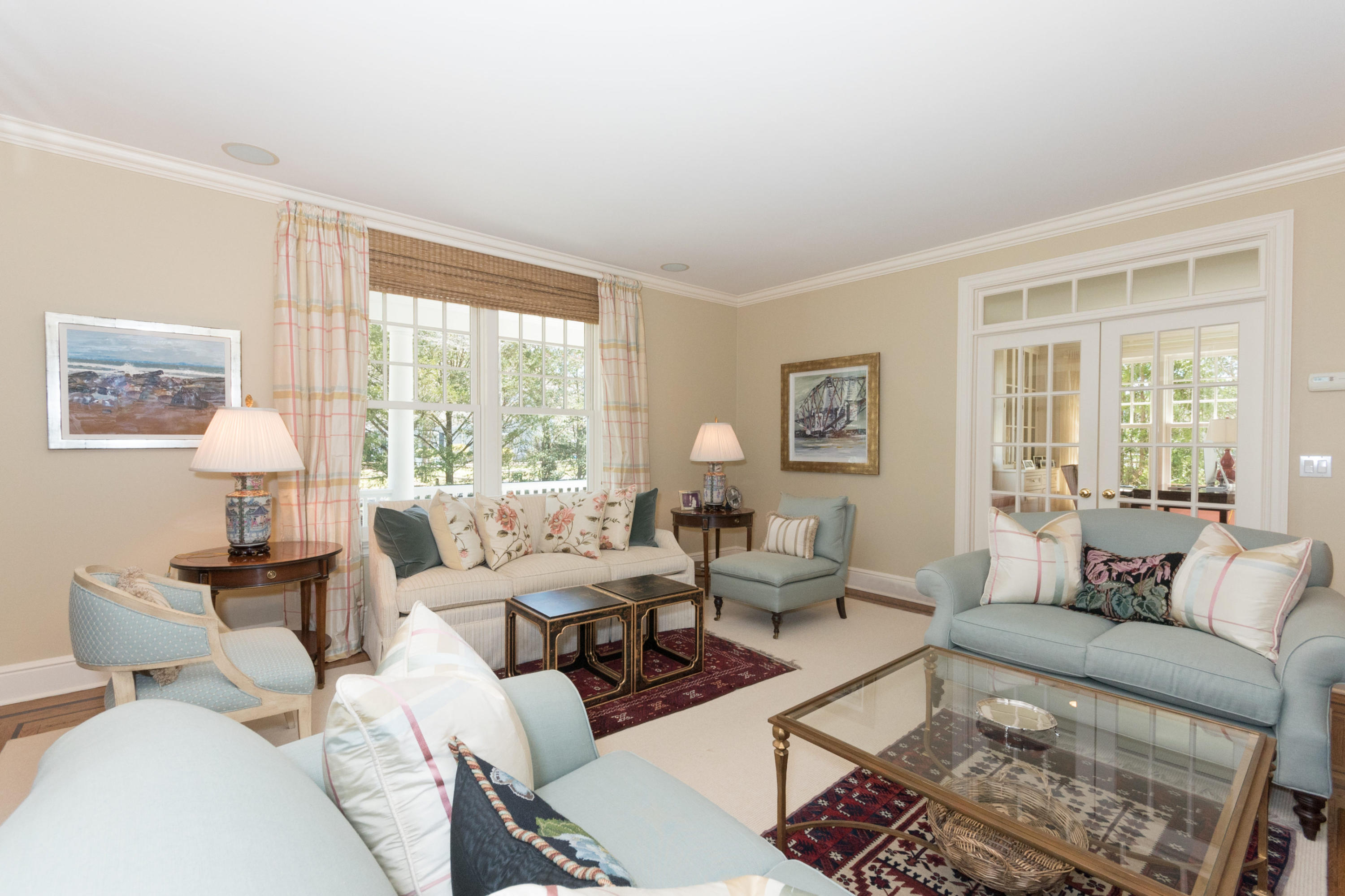 15 Seagate Road Darien, CT 06820 - Photo 12 of 48 a living room with furniture and a large window