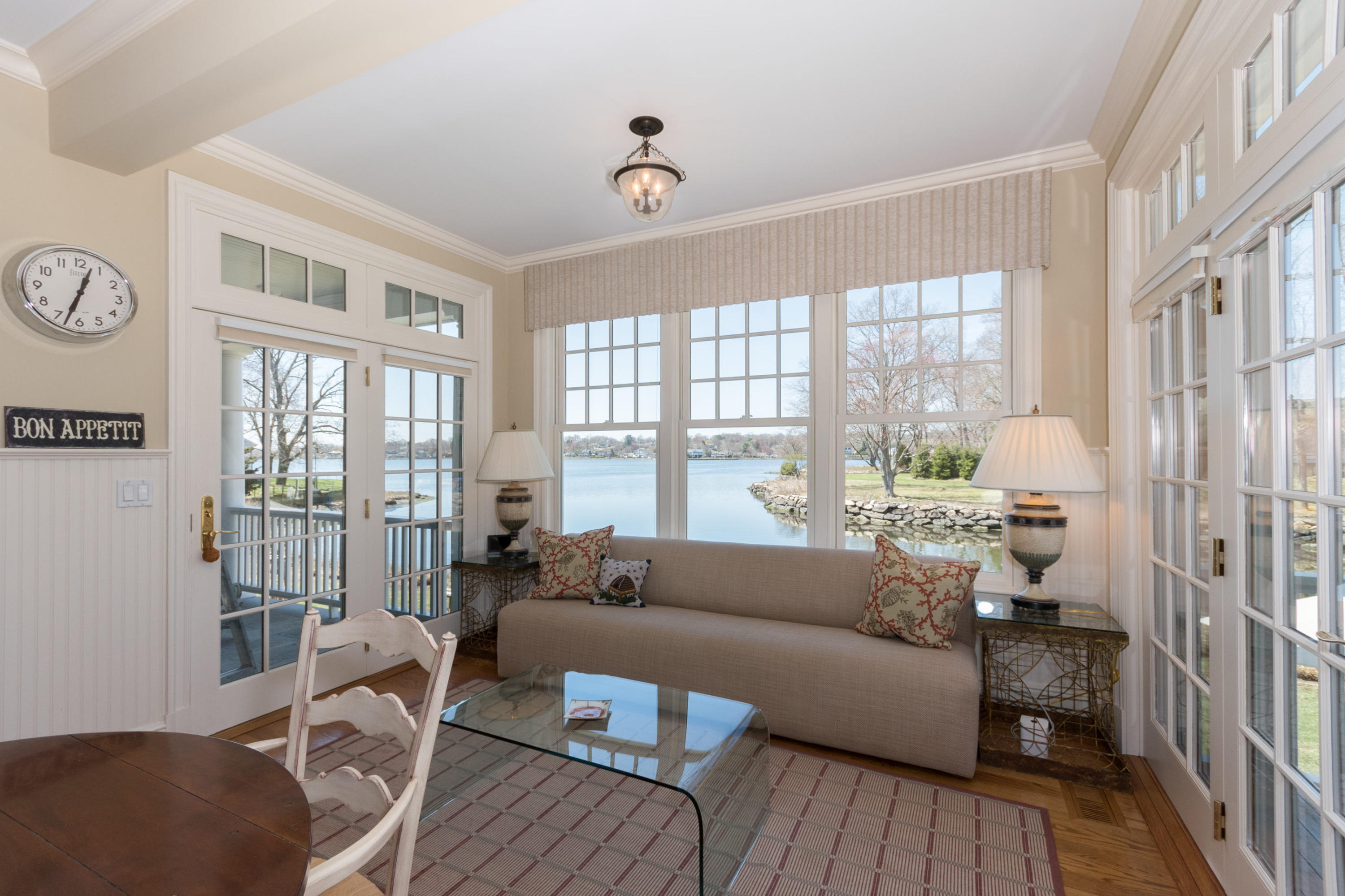 15 Seagate Road Darien, CT 06820 - Photo 19 of 48 a living room with furniture and a large window