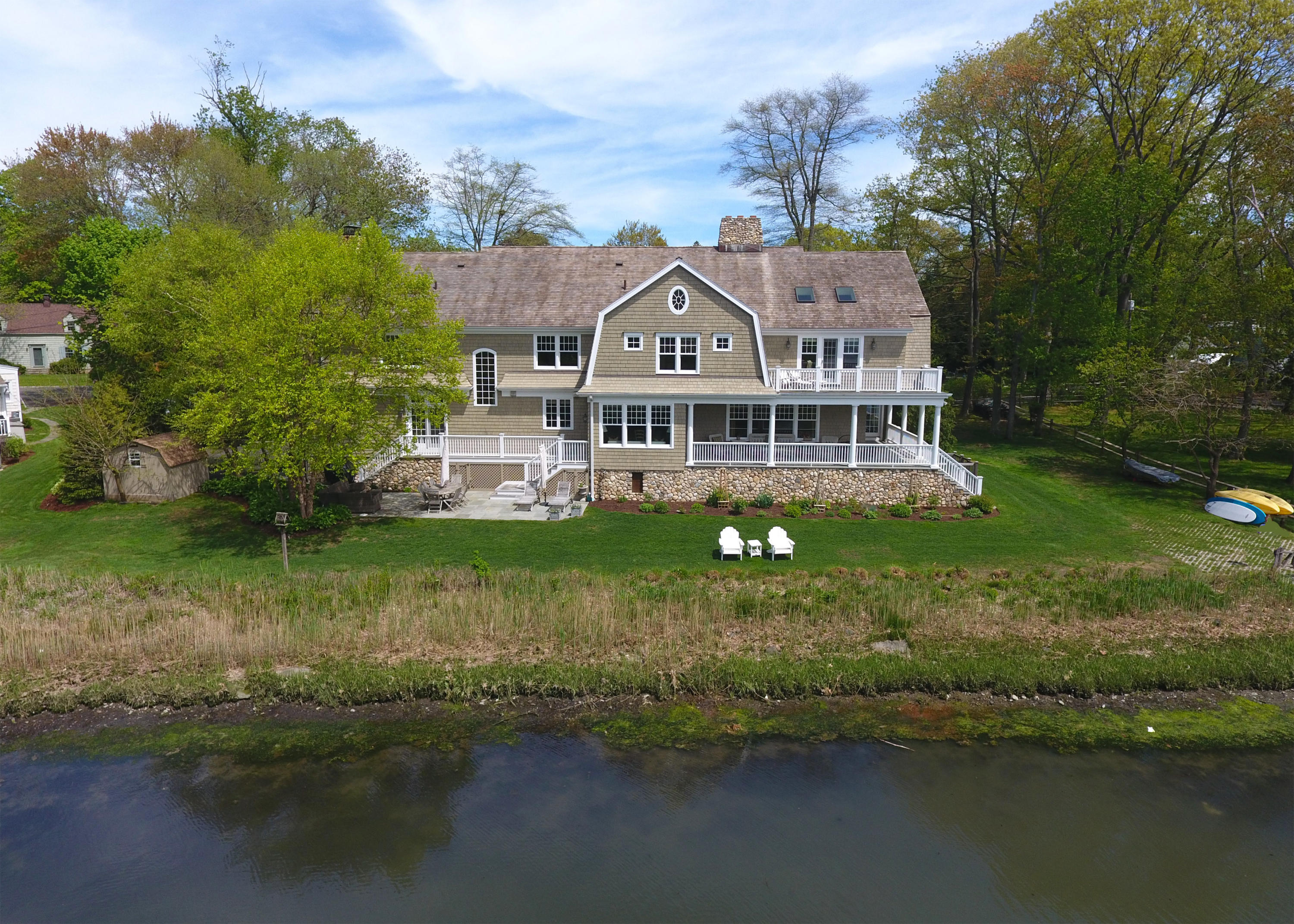 15 Seagate Road Darien, CT 06820 - Photo 7 of 48 an aerial view of a house