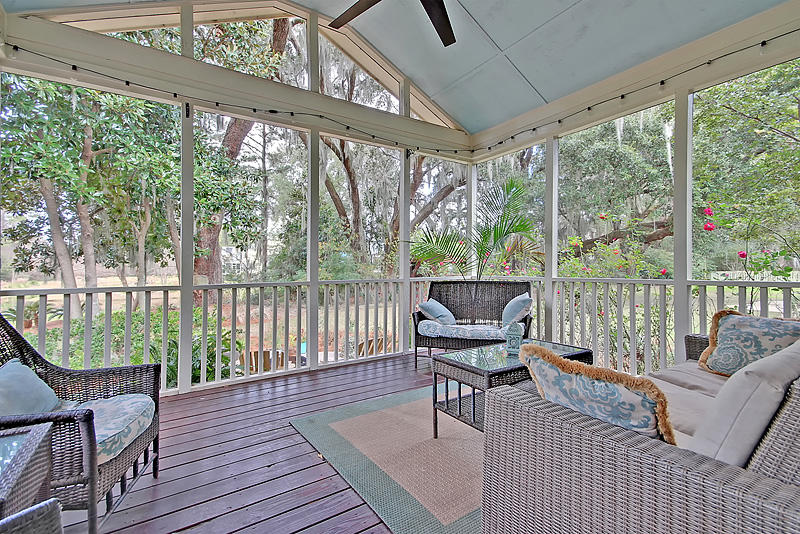 1329 Osmond Road Mount Pleasant, SC 29466 - Photo 27 of 47 Screened porch overlooks oaks and pond