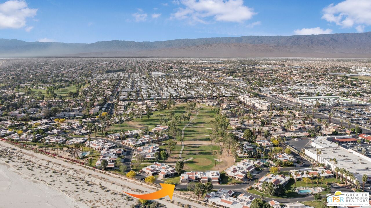 36022 Paseo Circulo West Cathedral City, CA 92234 - Photo 44 of 47 an aerial view of residential building and ocean view