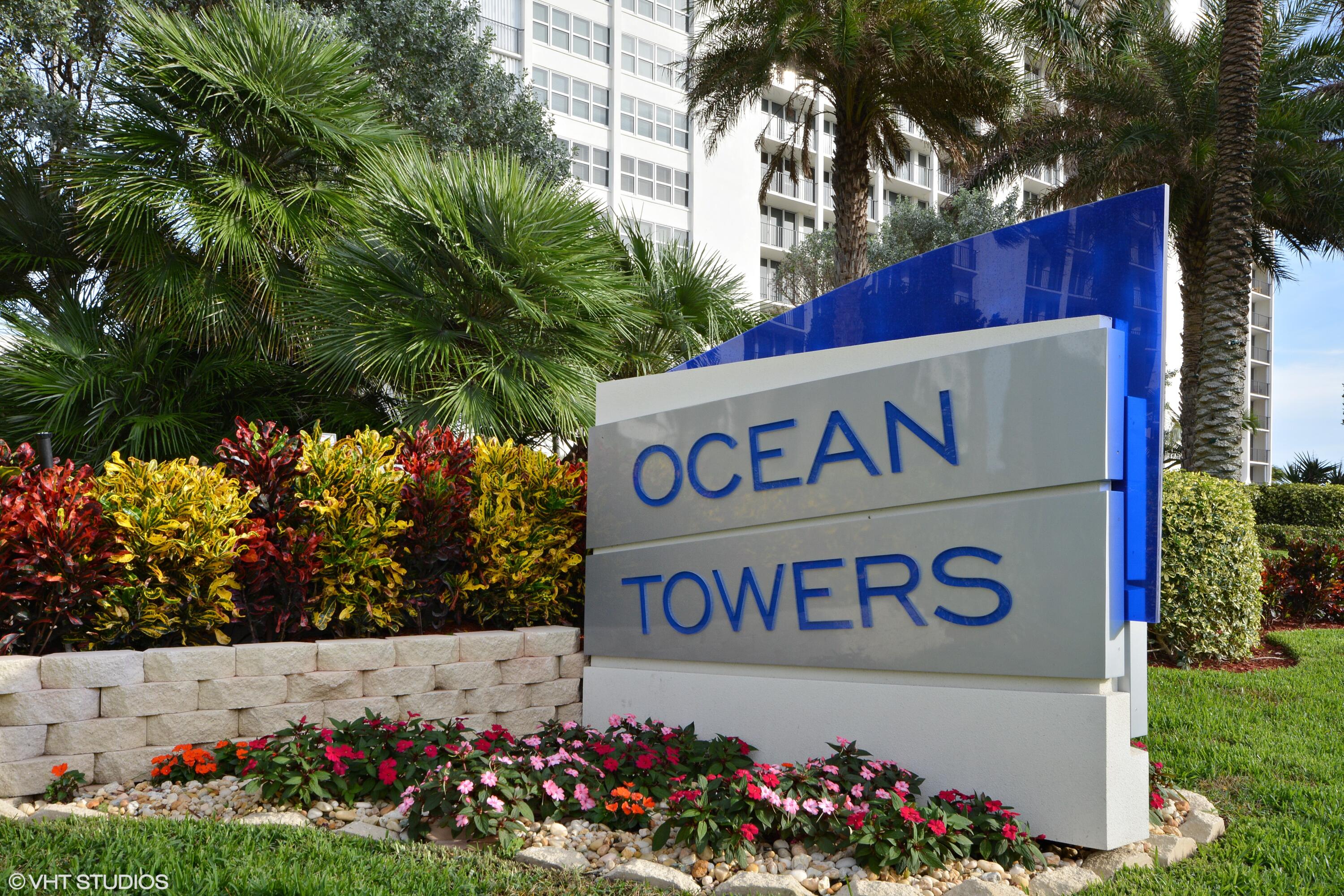 2800 South Ocean Boulevard, Unit 2K Boca Raton, FL 33432 - Photo 26 of 57 Ocean Towers (Sign)