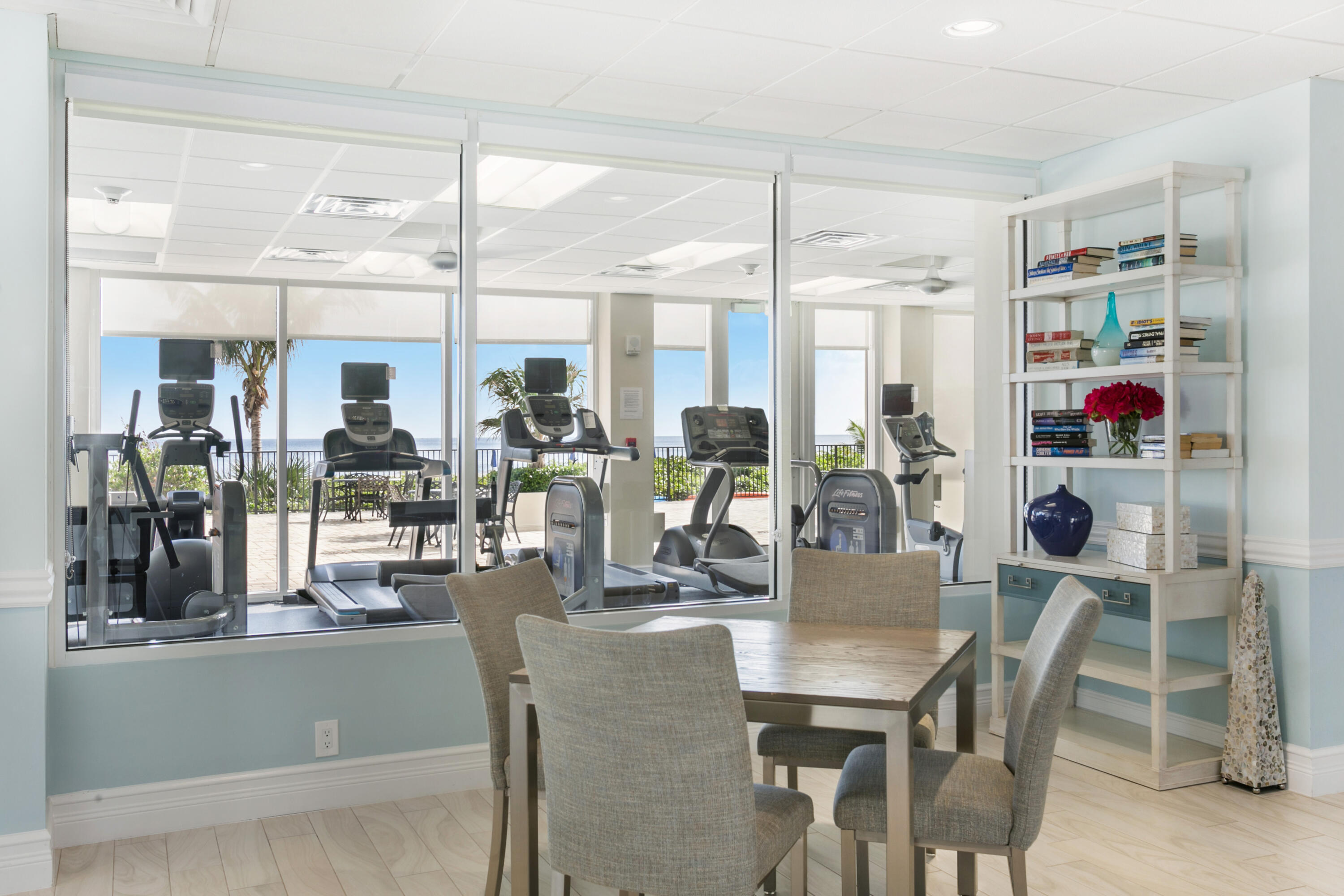 2800 South Ocean Boulevard, Unit 2K Boca Raton, FL 33432 - Photo 41 of 57 54 - North Lounge to OCEANFRONT Fitness