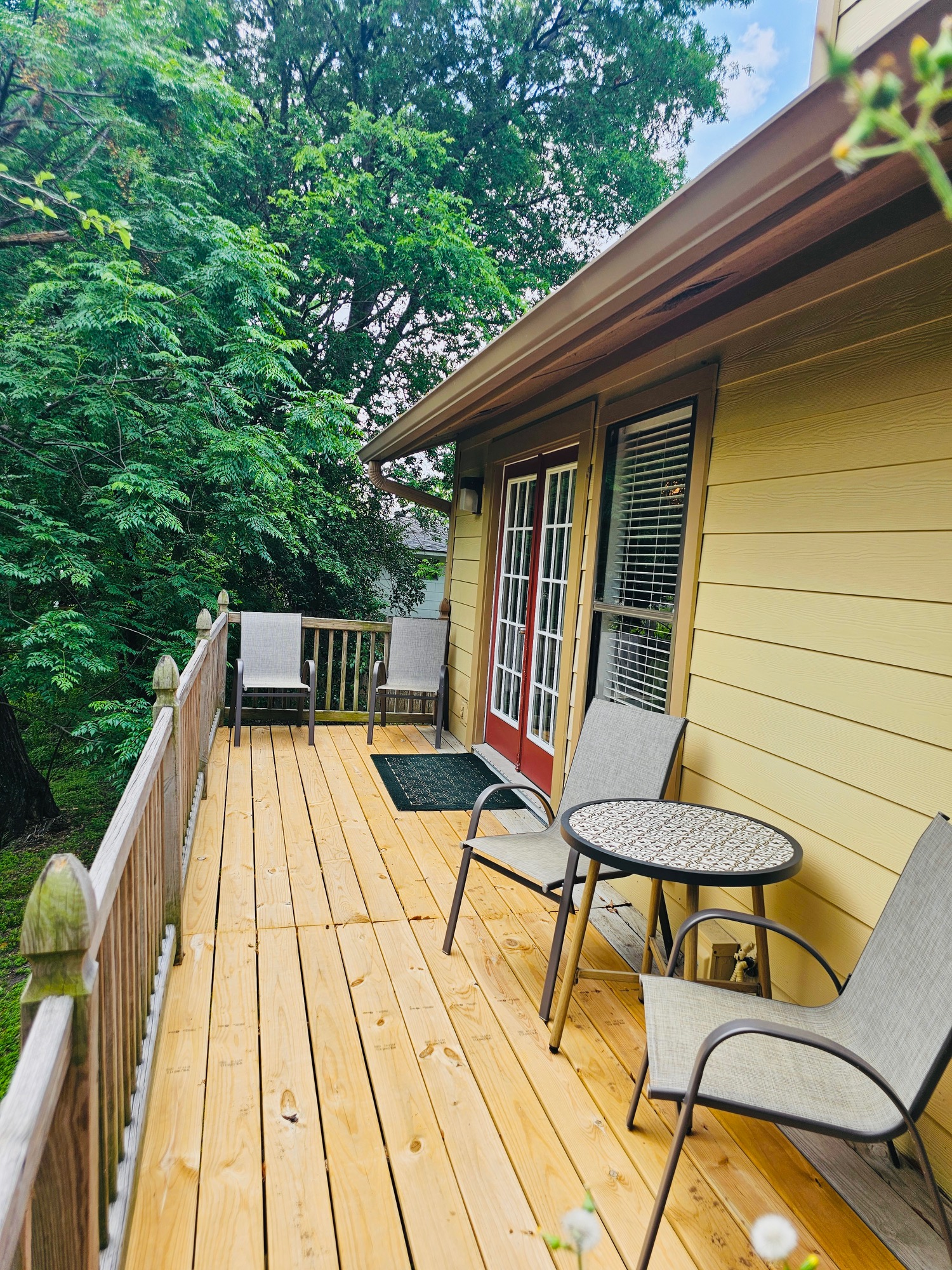 5107 Leralynn Street, Unit 304 Austin, TX 78751 - Photo 12 of 28 View of wooden deck