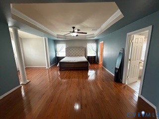 1406 Lundy Terrace Midlothian, VA 23114 - Photo 21 of 37 wooden floor in an empty room with a window