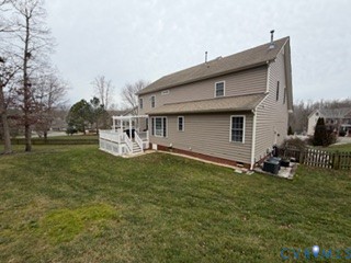 1406 Lundy Terrace Midlothian, VA 23114 - Photo 37 of 37 a view of a chair and table in backyard of the house