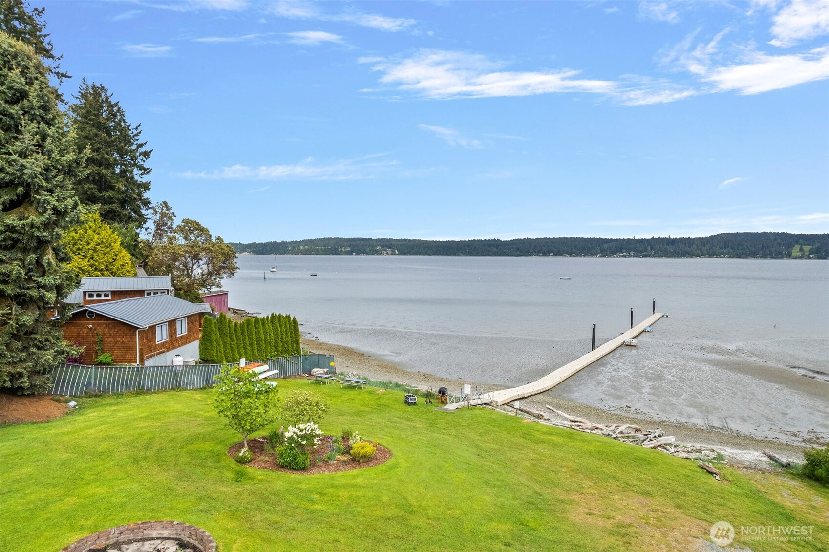 0 Minor Way Greenbank, WA 98253 - Photo 13 of 13 a view of a lake with a big yard