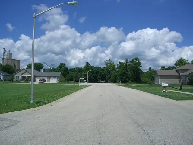 a view of outdoor space yard and green space