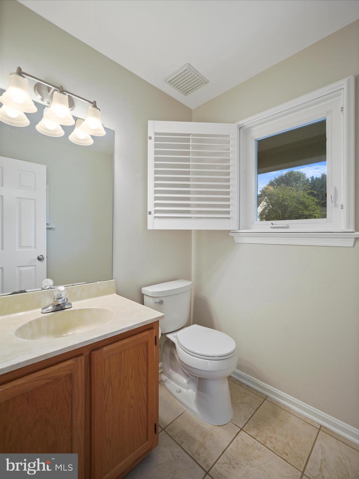 4614 Newington Road Jefferson, MD 21755 - Photo 12 of 35 a bathroom with a sink a toilet and mirror