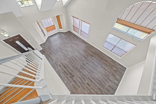a view of wooden floor