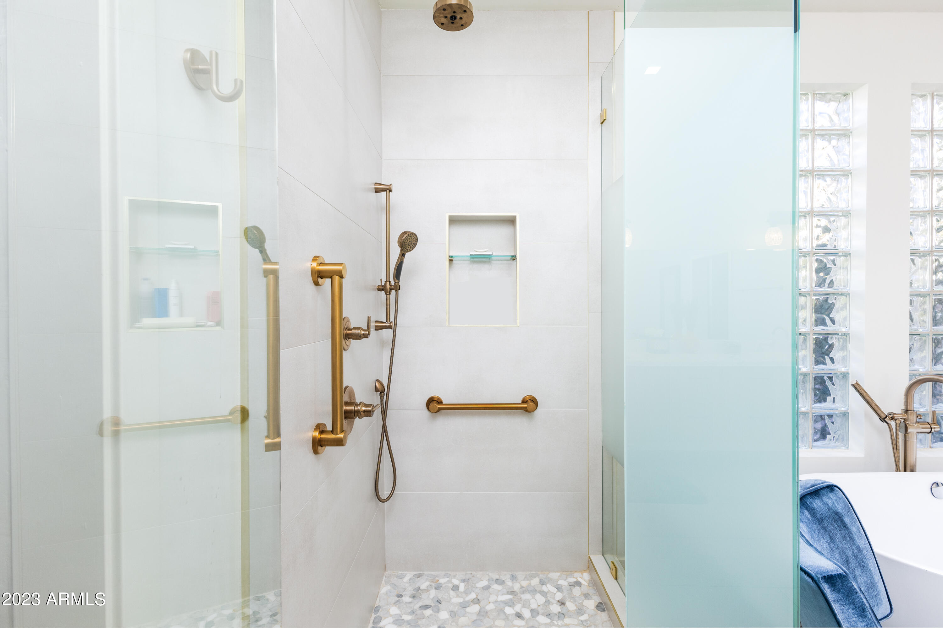7705 East Doubletree Ranch Road, Unit 47 Scottsdale, AZ 85258 - Photo 25 of 42 Primary Bathroom Shower