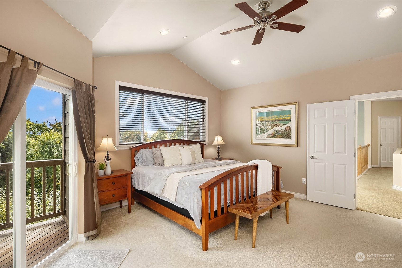32255 Northeast 88th Street Carnation, WA 98014 - Photo 29 of 40 a bedroom with a bed and a window