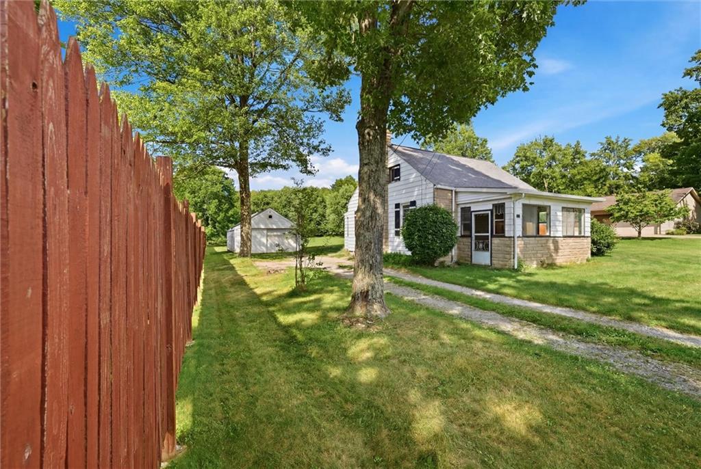 2800 Robertson Road Sharpsville, PA 16150 - Photo 2 of 26 privacy fence to the left of property