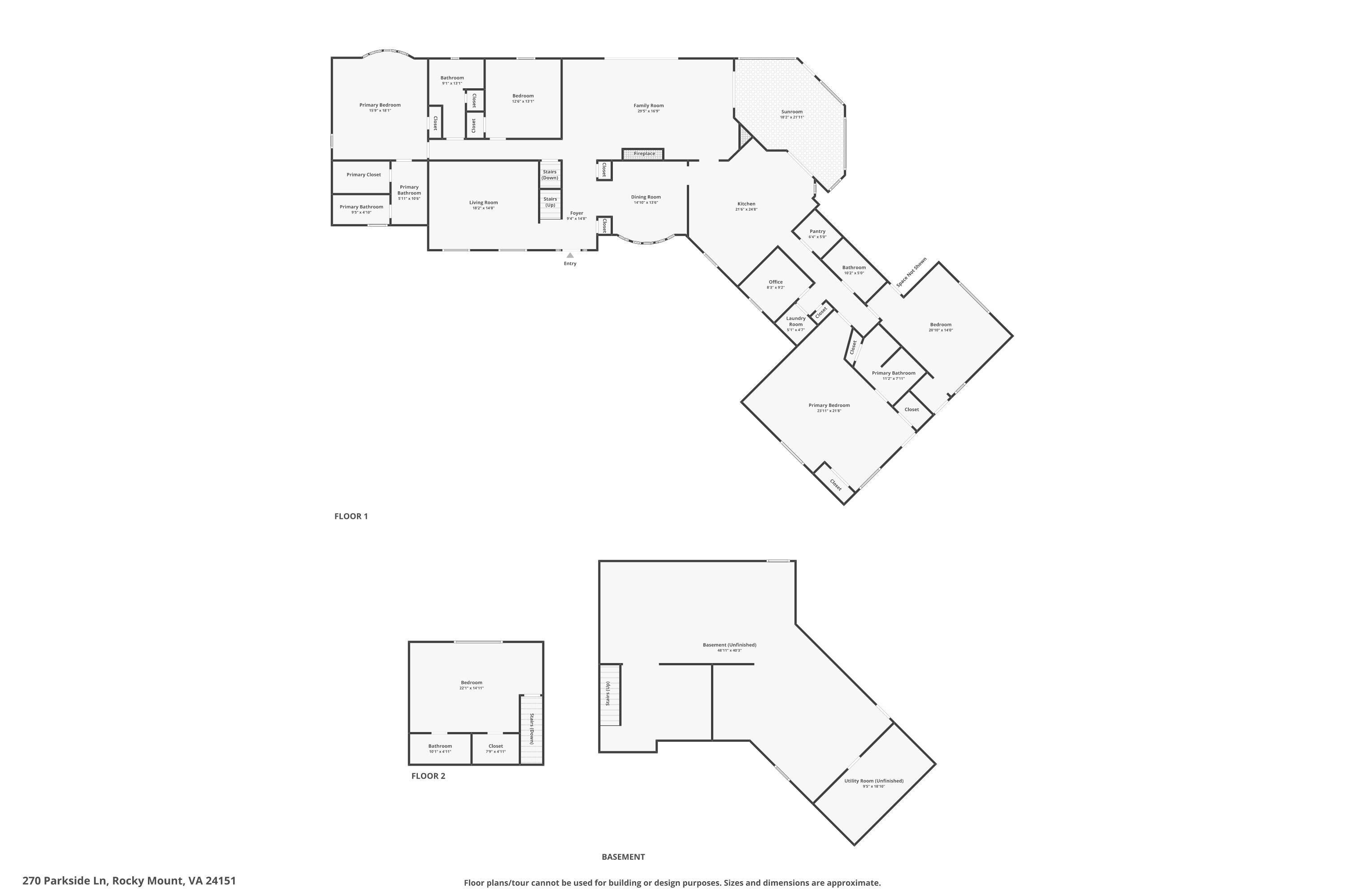 270 Parkside Lane Rocky Mount, VA 24151 - Photo 65 of 65 Floor Plan