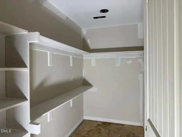 a view of walk in closet