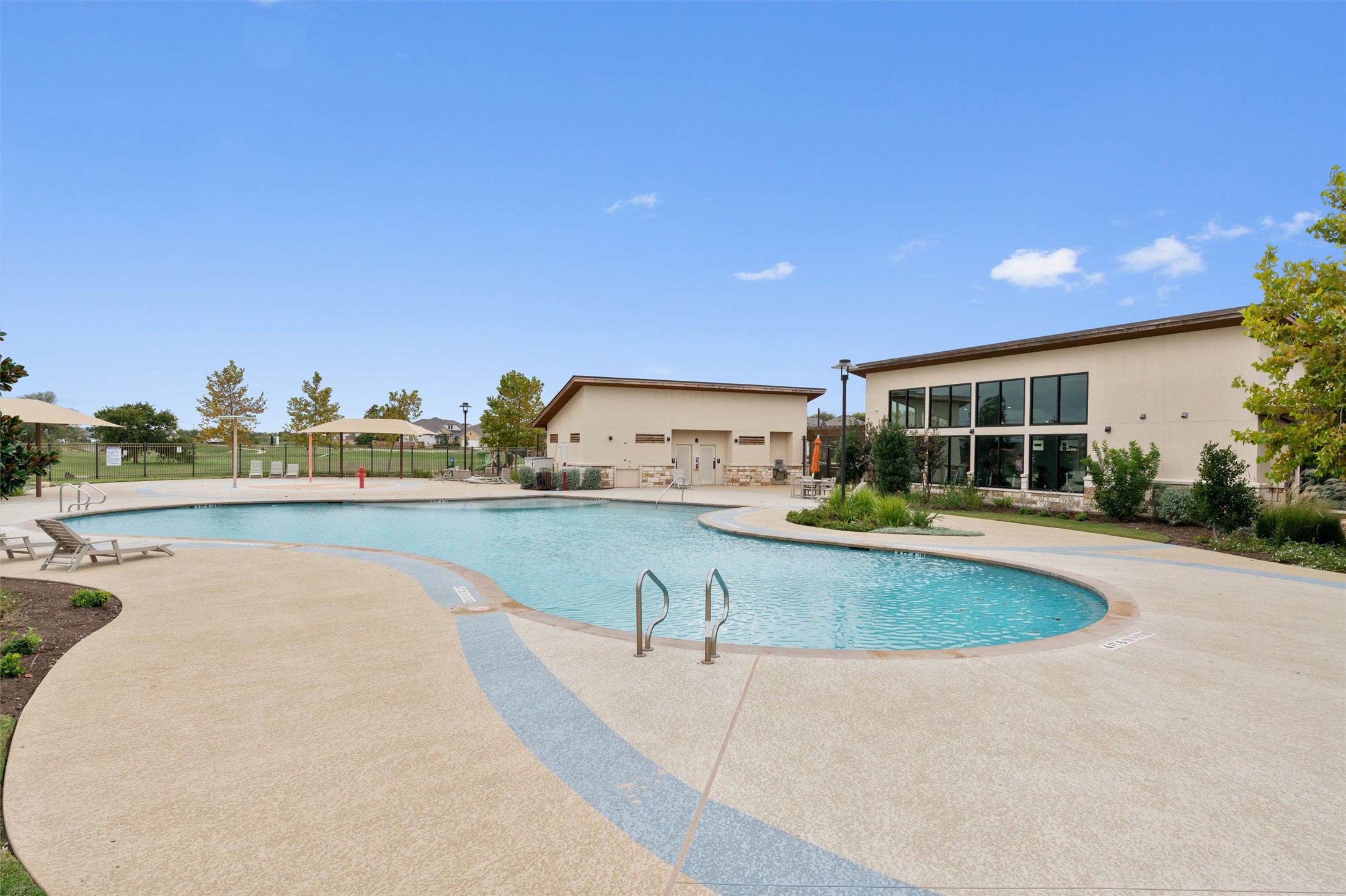 8144 Daisy Cutter Crossing Georgetown, TX 78626 - Photo 36 of 40 Pool with a patio and fence