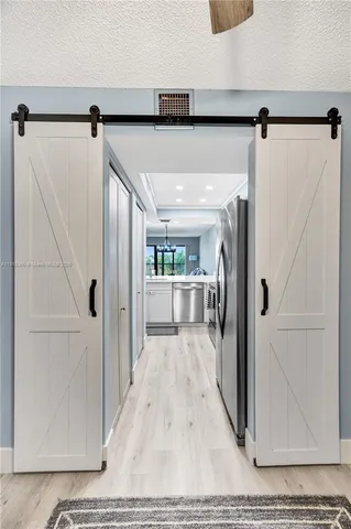 a view of a walk in closet