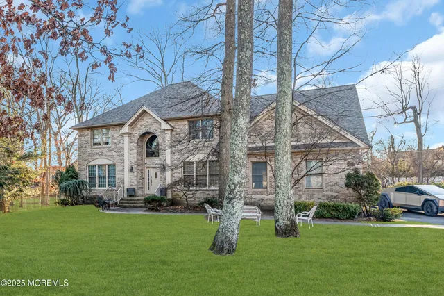 a view of a house with a swimming pool