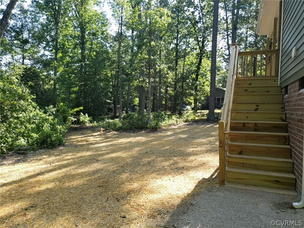 9202 Hunters Trail Road Petersburg, VA 23803 - Photo 13 of 17 a view of outdoor space and deck