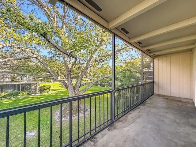 a view of outdoor space with seating area