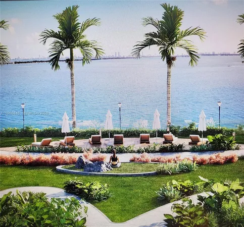 a outdoor living space with patio furniture and a fireplace