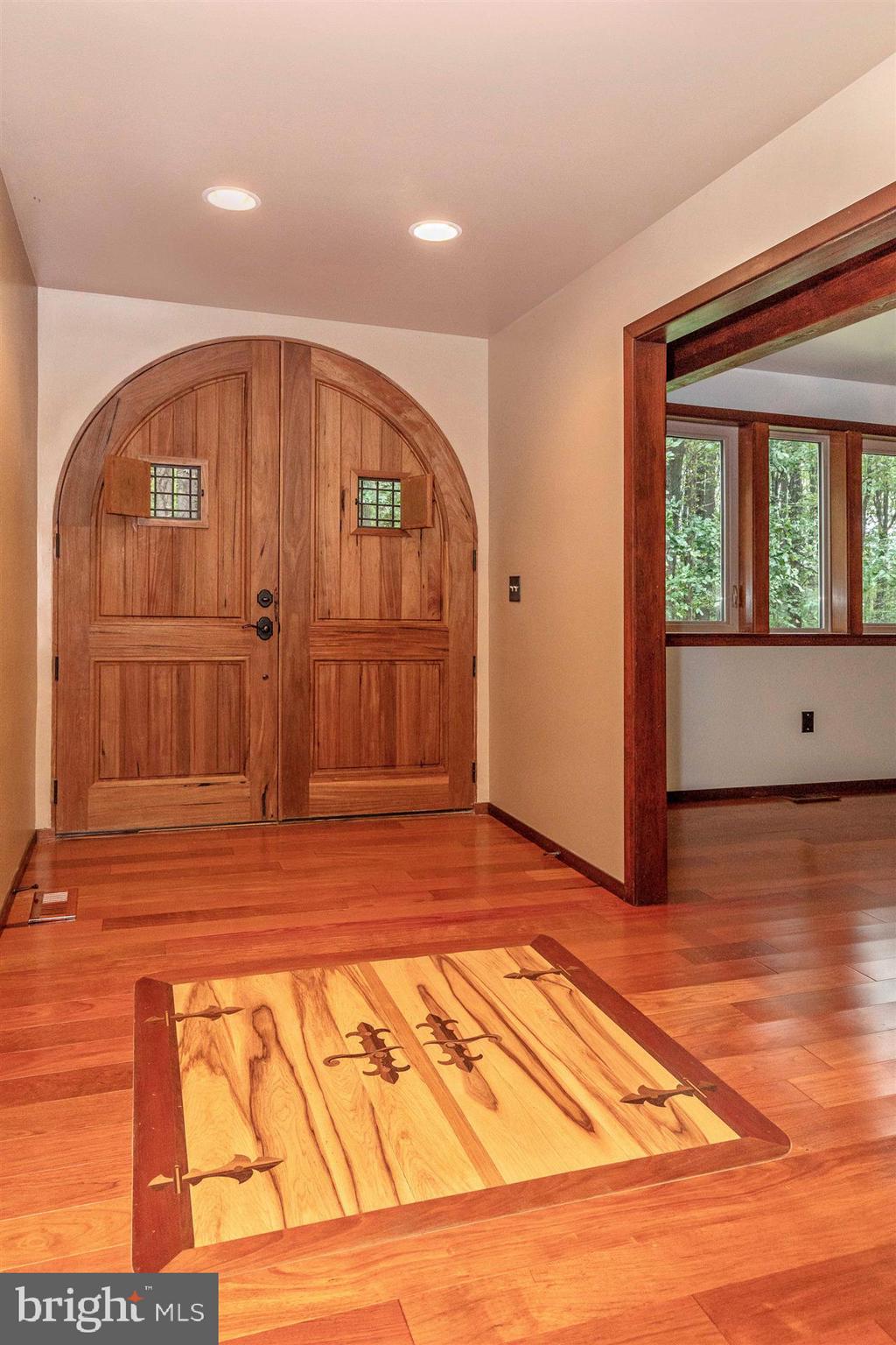 914 Trevanion Road Union Bridge, MD 21791 - Photo 13 of 54 Arched double entry doors & beautiful Cherry inlay