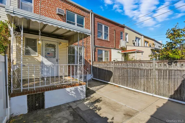 a view of a house with a balcony