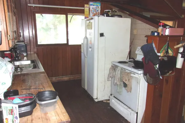 a view of kitchen