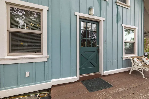 a view of balcony and deck