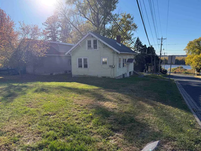 a house view with a garden space