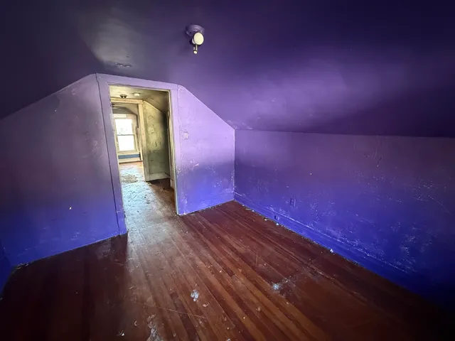 a view of a hallway of the house