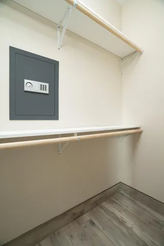 a room with furniture and a wooden floor