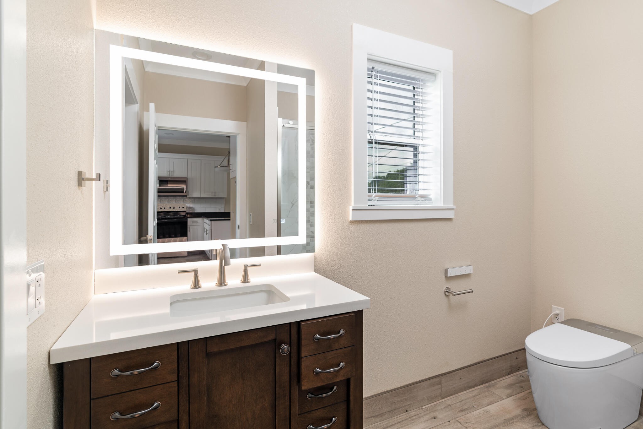 123 Englewood Road Athens, TN 37303 - Photo 43 of 62 a bathroom with a granite countertop sink toilet and mirror