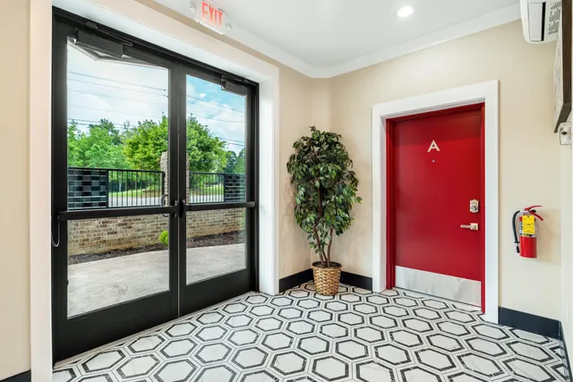 a view of livingroom with furniture and wooden floor