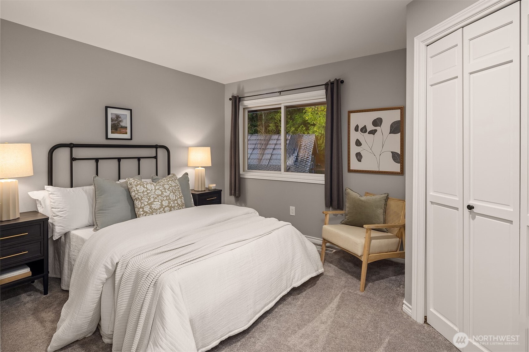 17620 Southeast 106th Street Renton, WA 98059 - Photo 28 of 40 a bedroom with a bed and a window