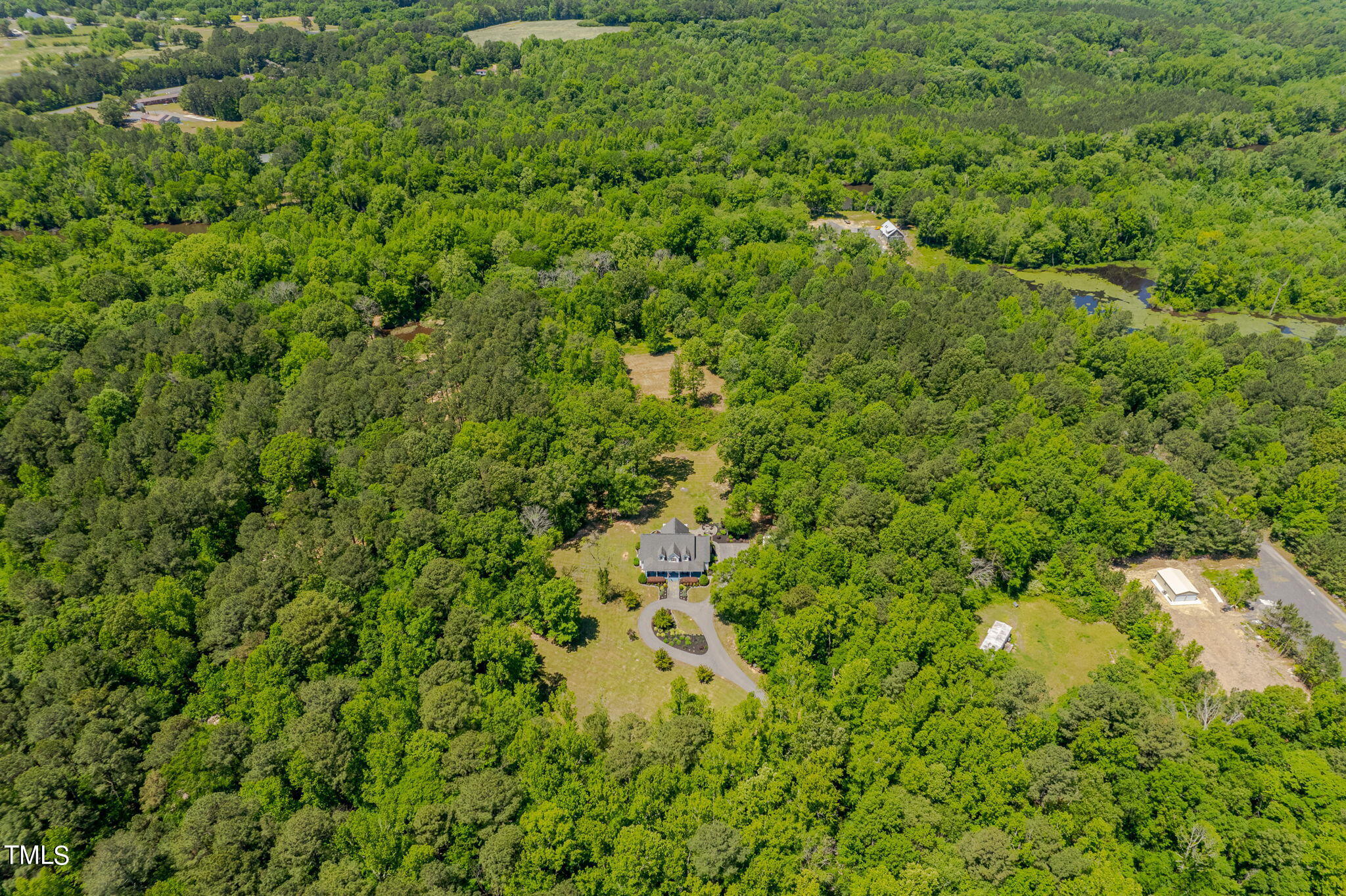 333 Pea Ridge Road New Hill, NC 27562 - Photo 3 of 55 6-web-or-mls-333 Pea Ridge-aerial-5