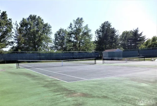 a view of a tennis court