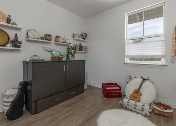 a room with storage and utility