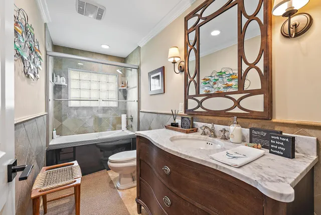 a bed room with a bed and a couch