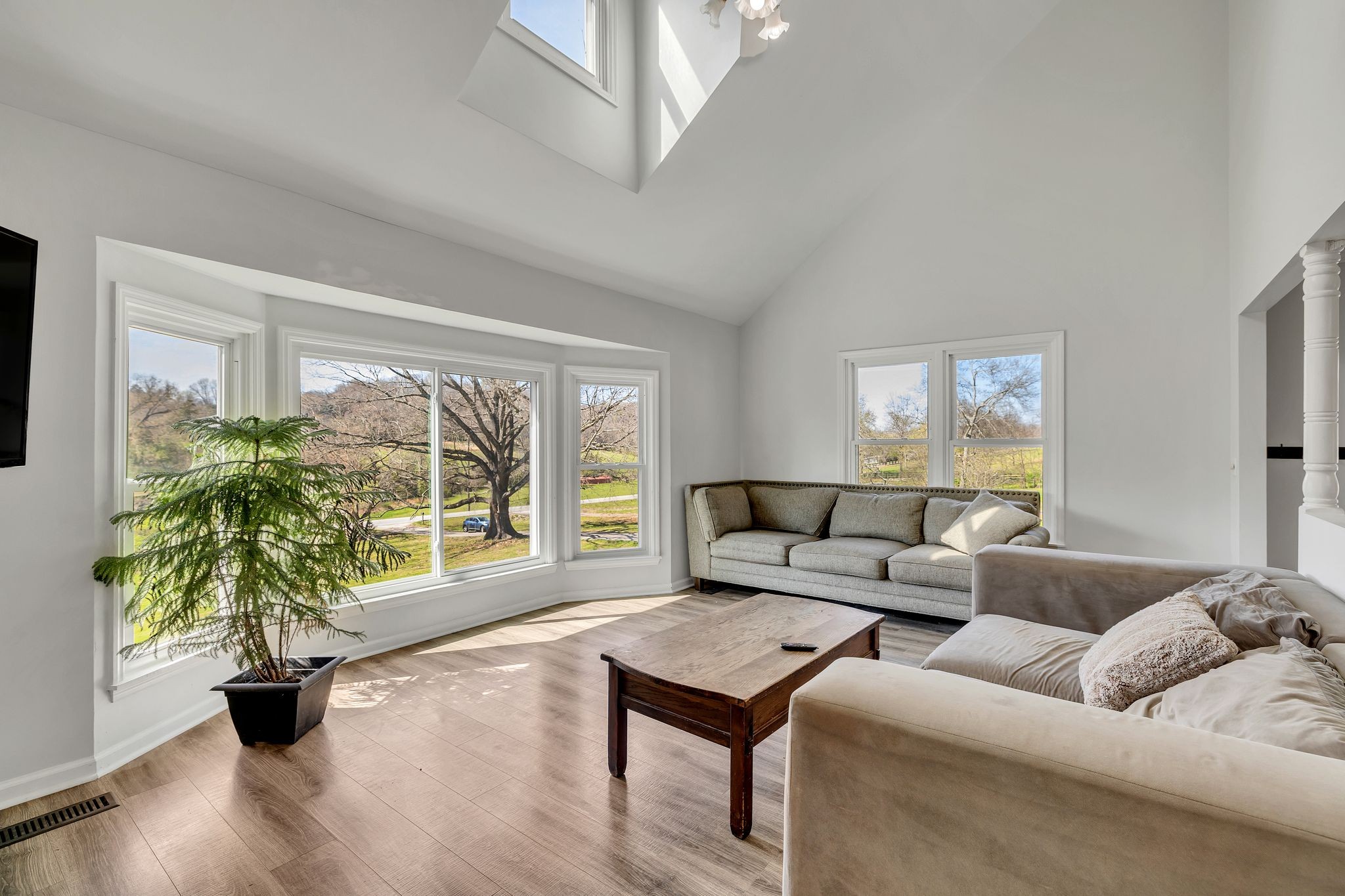 1830 Popes Chapel Road Thompson's Station, TN 37179 - Photo 11 of 53 a living room with furniture and a large window