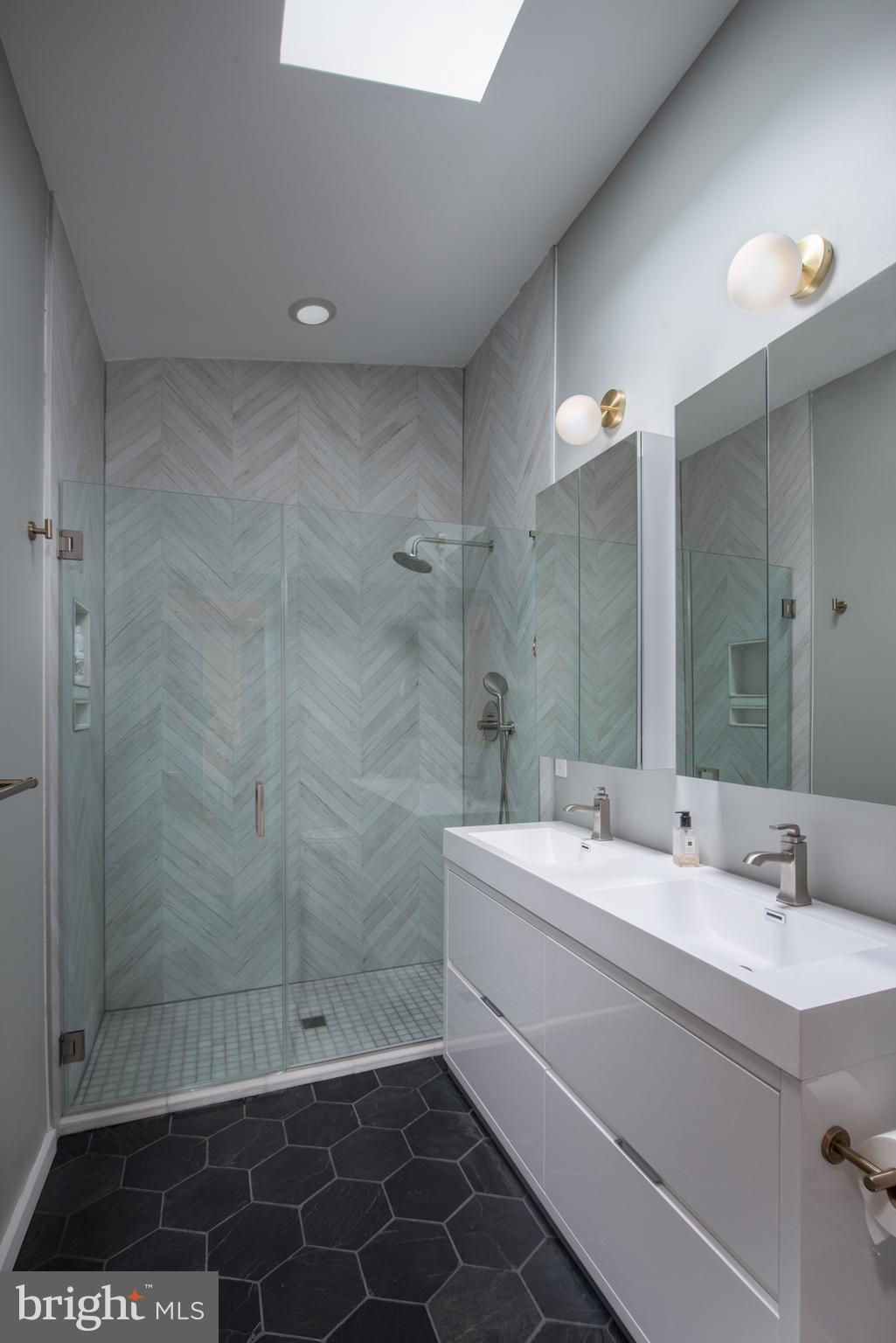 2104 Marthas Road Alexandria, VA 22307 - Photo 22 of 55 Primary bathroom ensuite with heated floors