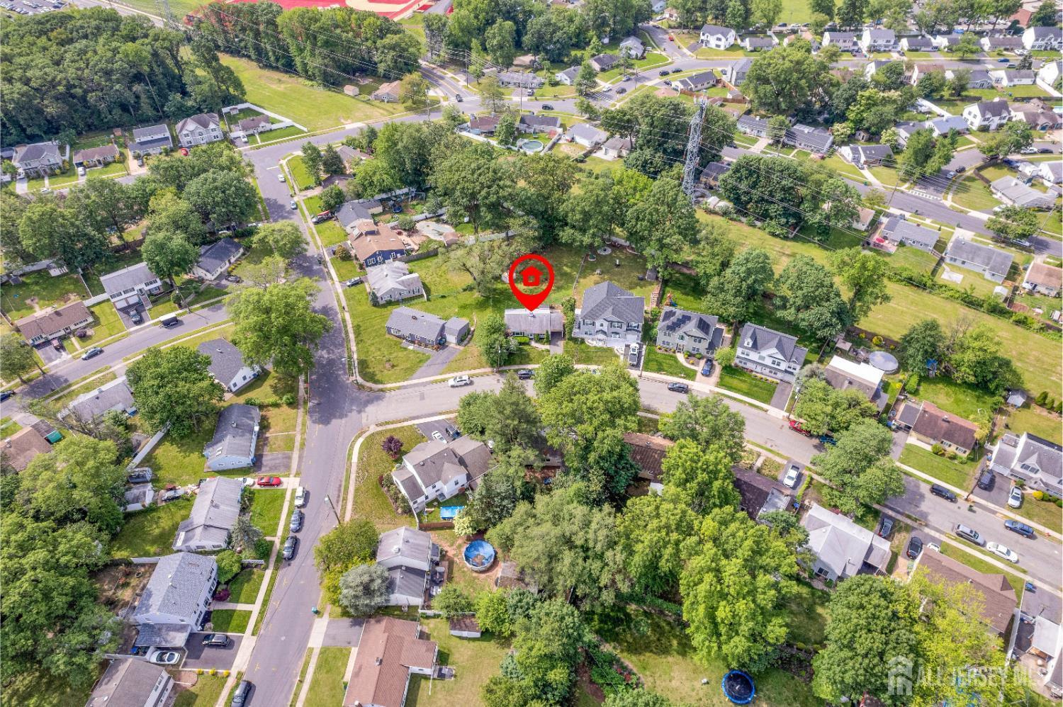 4 Dayton Road Edison, NJ 08817 - Photo 14 of 14 an aerial view of residential houses with outdoor space and trees all around