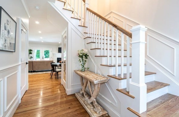 29 Beverly Road Natick, MA 01760 - Photo 3 of 16 a view of entryway and hall with wooden floor
