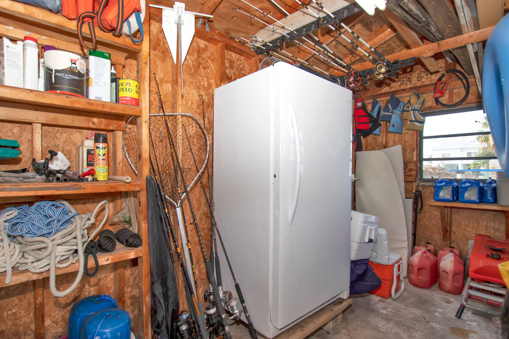 236 Upper Matecumbe Road Key Largo, FL 33037 - Photo 39 of 40 Shed with Large Freezer