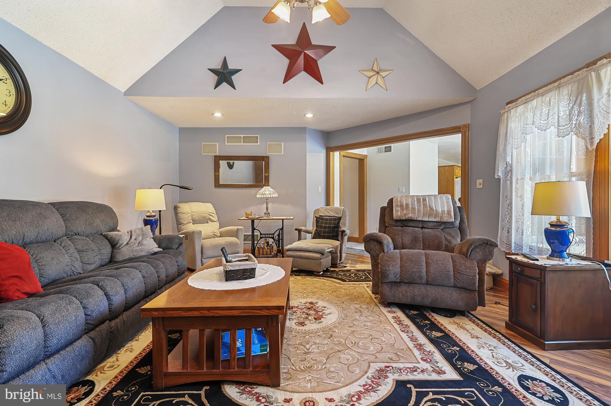 302 East Howard Street Viola, DE 19979 - Photo 16 of 60 a living room with furniture a rug and a chandelier