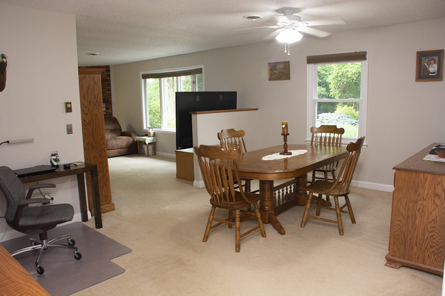 26883 Capp Road Sterling, IL 61081 - Photo 7 of 34 a view of a dining room with furniture window and outside view