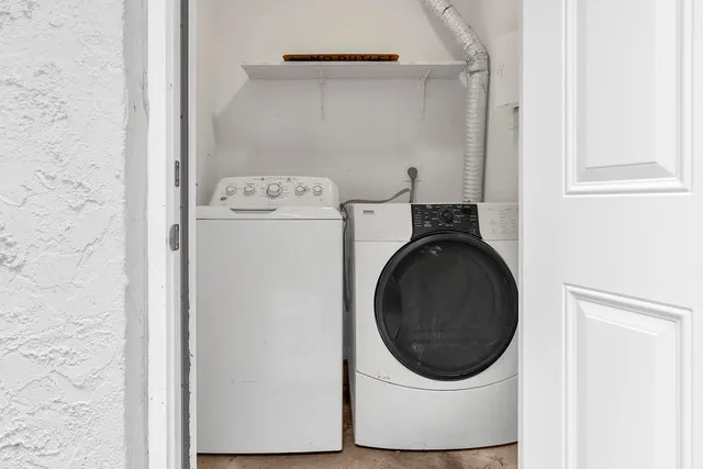 a picture of a bench in front of a door