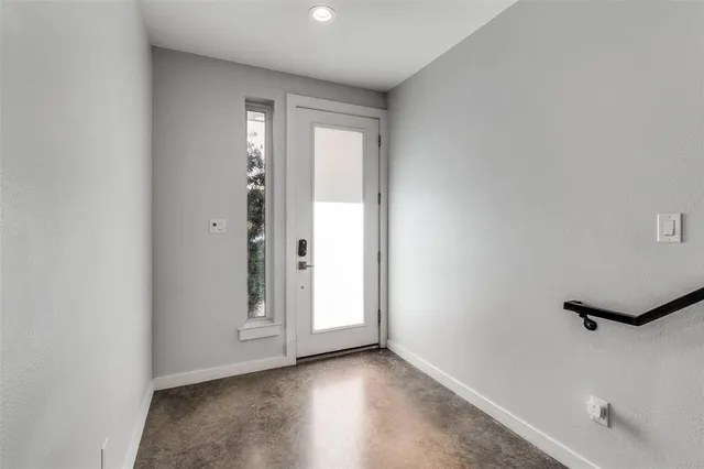 a view of an empty room