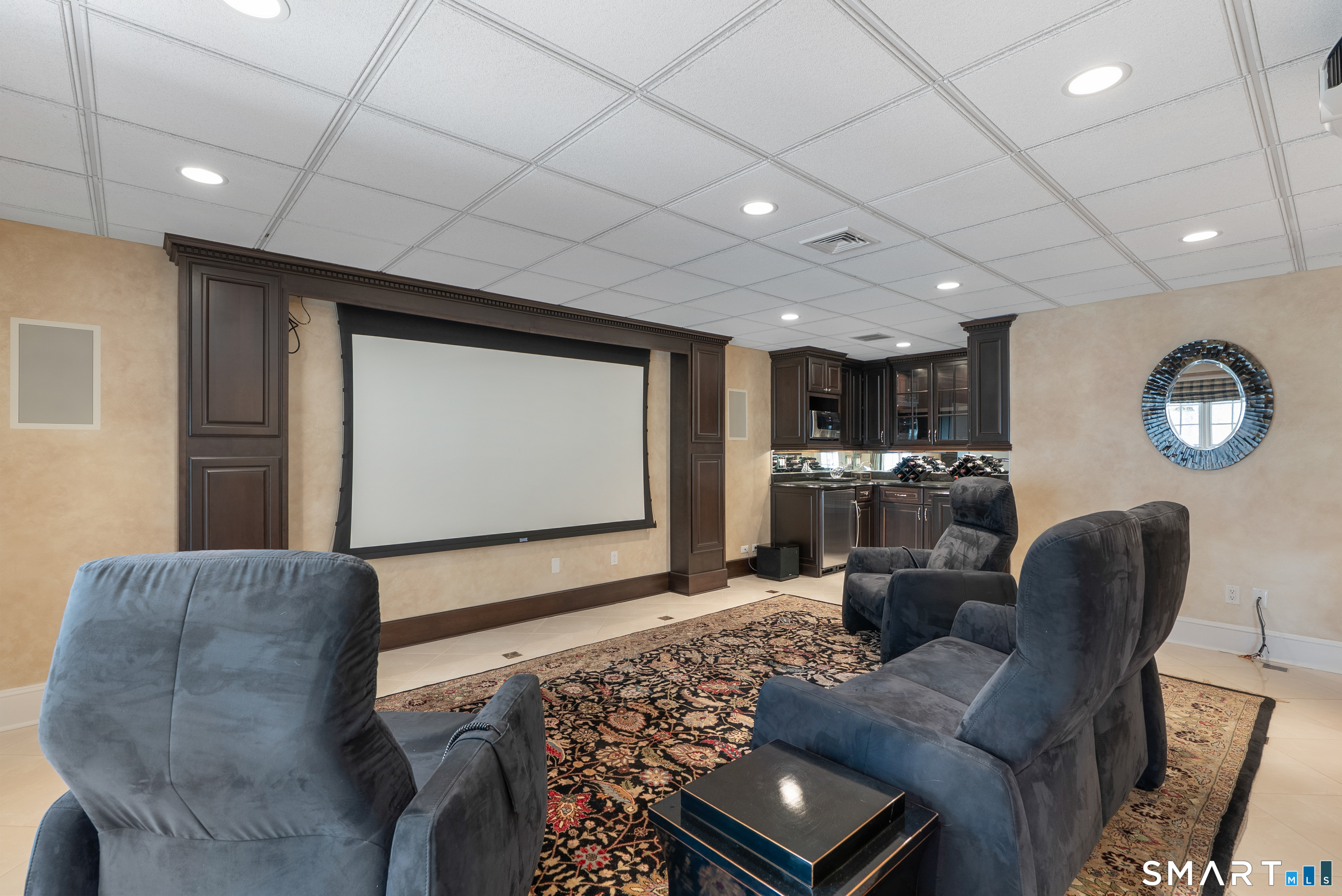 57 Thistledown Suffield, CT 06078 - Photo 25 of 39 a living room with furniture and a flat screen tv